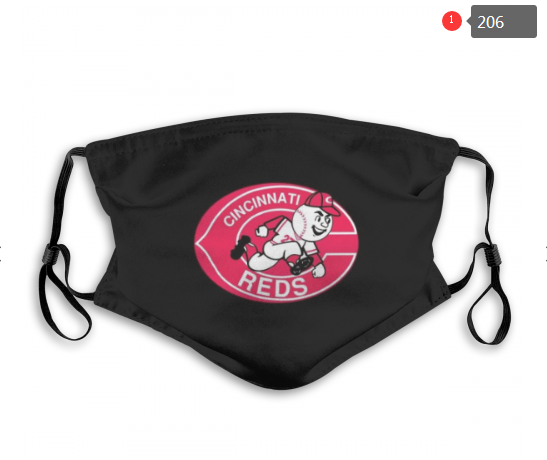 MLB Cincinnati Reds Dust mask with filter-0